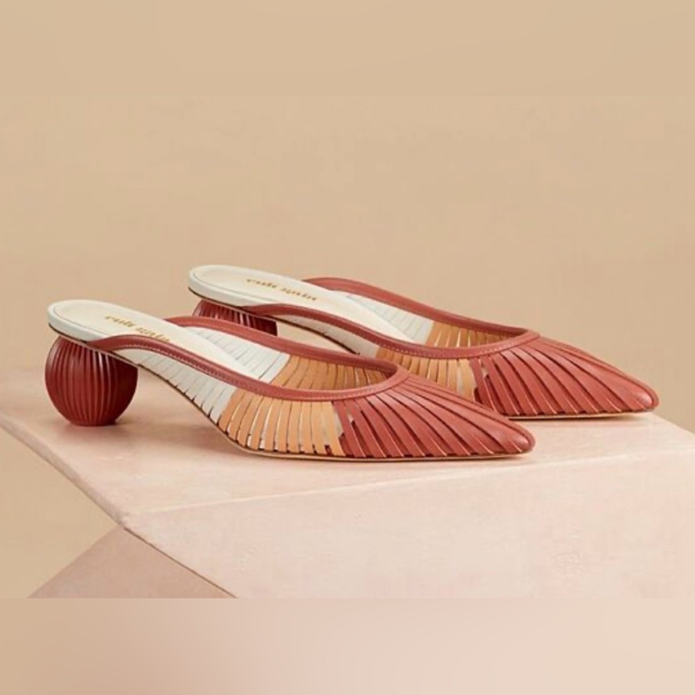 Cult Gaia Leather Mules